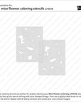 Lawn Fawn - Coloring Stencils - Mice Flowers-ScrapbookPal