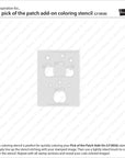 Lawn Fawn - Coloring Stencils - Pick of the Patch Add-on-ScrapbookPal