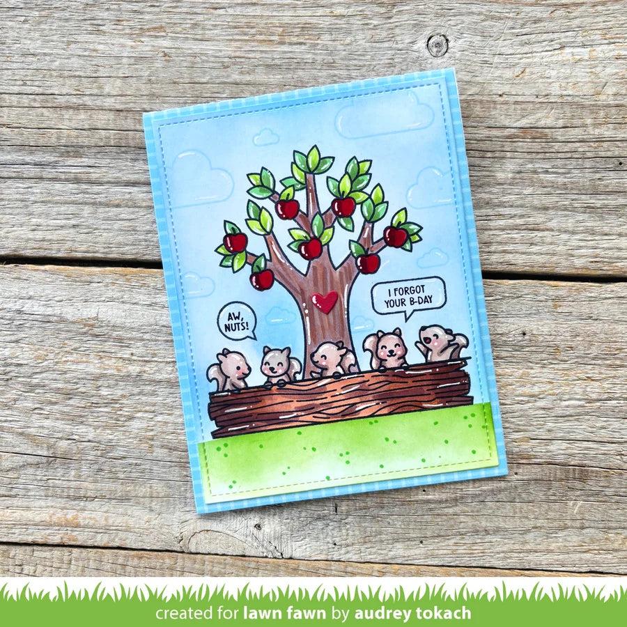 Lawn Fawn - Coloring Stencils - Simply Celebrate Squirrels-ScrapbookPal