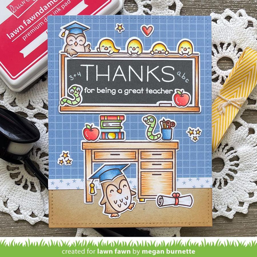 Lawn Fawn - Coloring Stencils - Simply Celebrate Teachers-ScrapbookPal