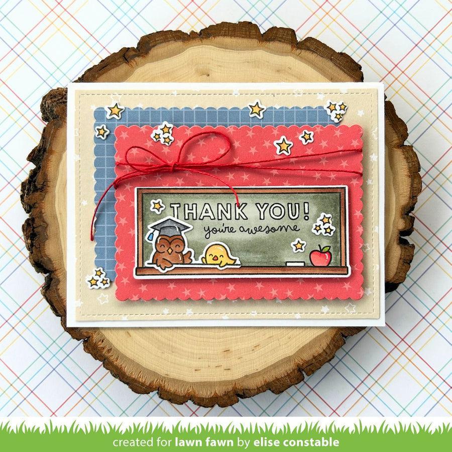 Lawn Fawn - Coloring Stencils - Simply Celebrate Teachers-ScrapbookPal