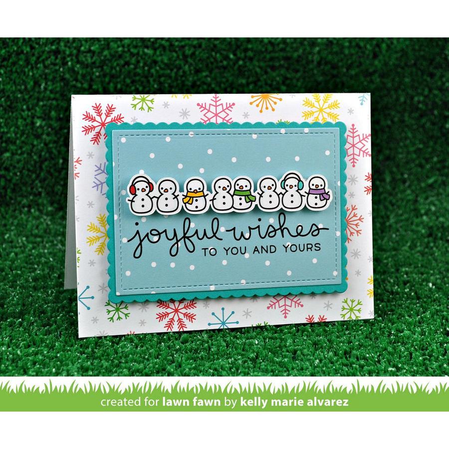 Lawn Fawn - Coloring Stencils - Simply Celebrate Winter-ScrapbookPal