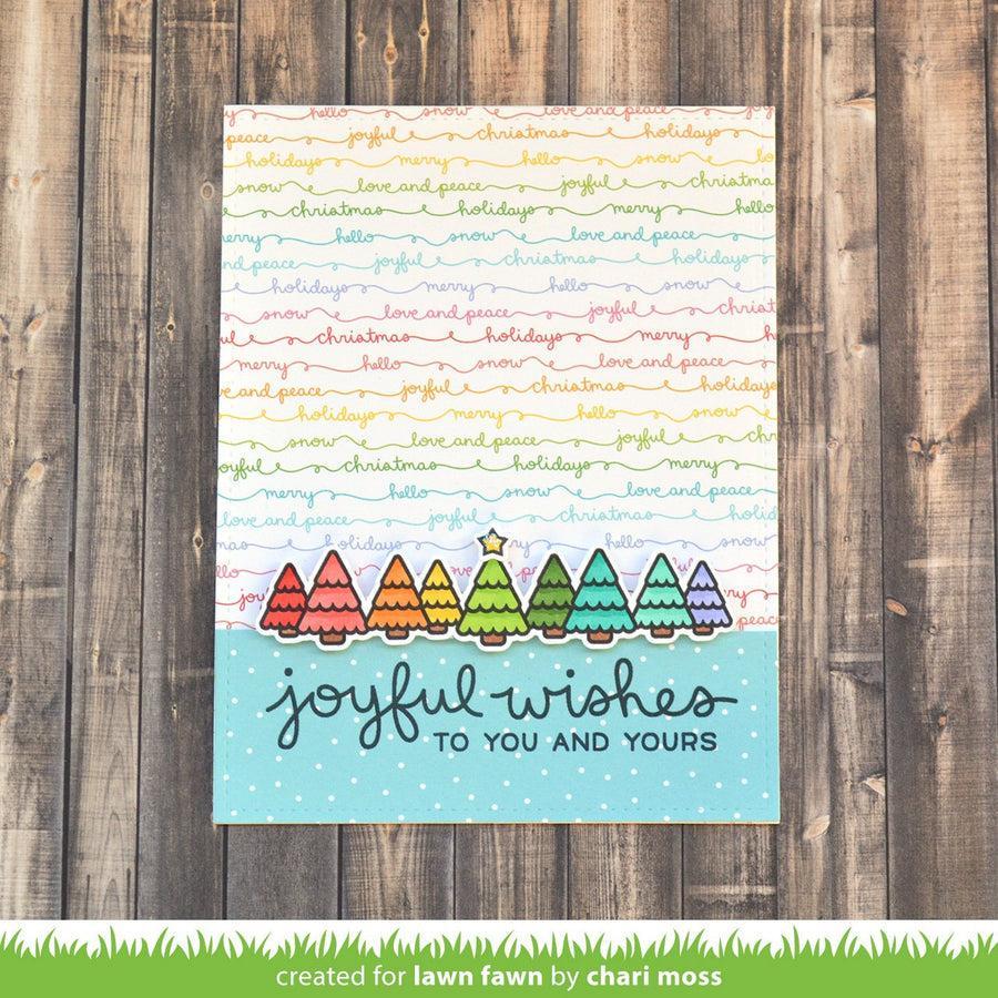 Lawn Fawn - Coloring Stencils - Simply Celebrate Winter-ScrapbookPal