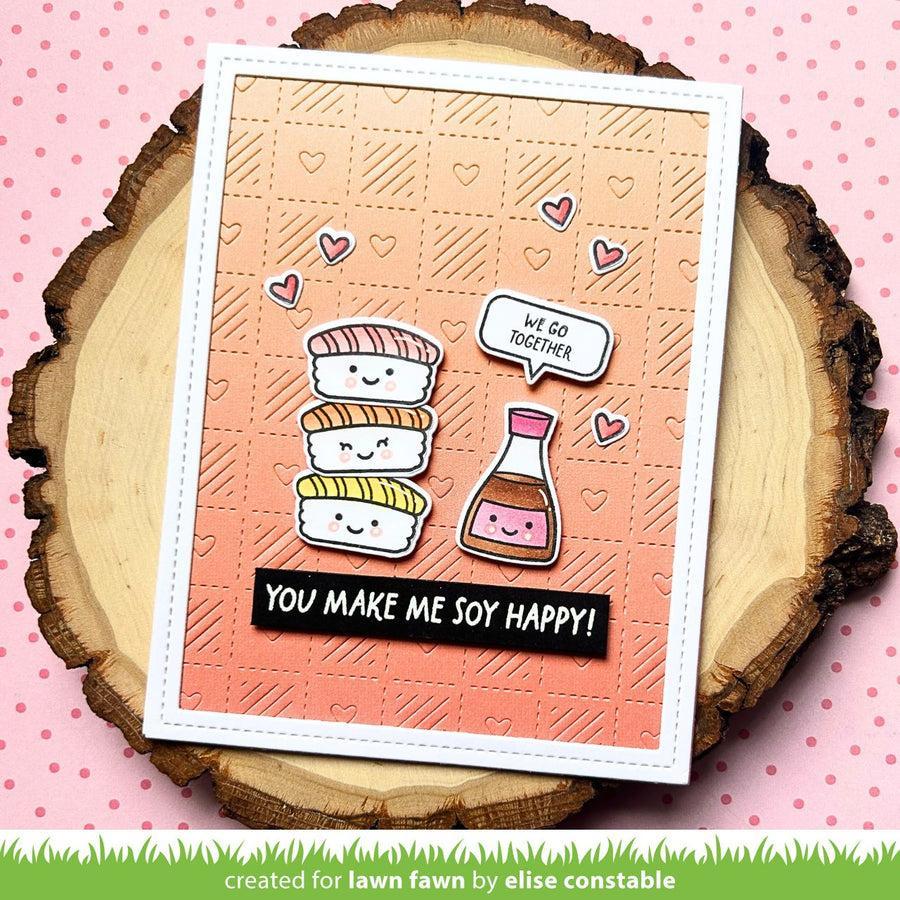 Lawn Fawn - Lawn Cuts - Soy Happy-ScrapbookPal