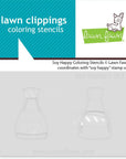 Lawn Fawn - Coloring Stencils - Soy Happy-ScrapbookPal