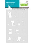 Lawn Fawn - Coloring Stencils - Stamp 'n Stencil Easter Eggs-ScrapbookPal