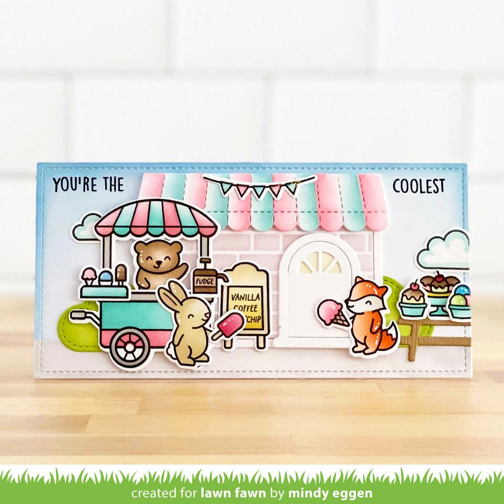 Lawn Fawn - Coloring Stencils - Treat Cart-ScrapbookPal