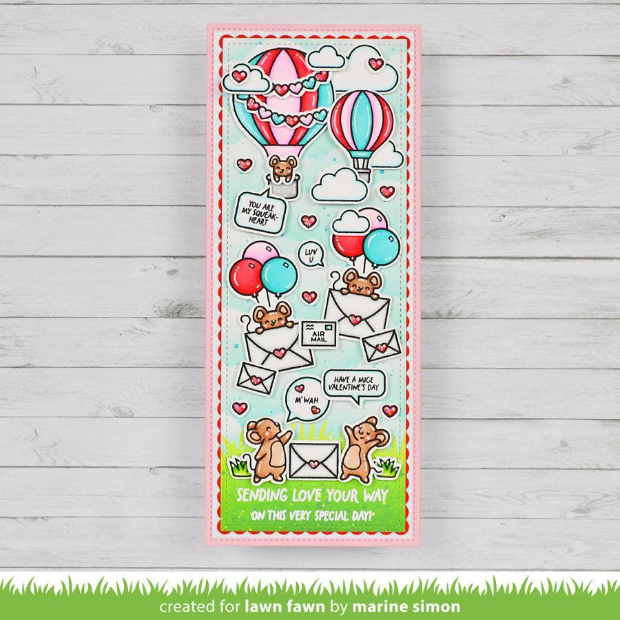 Lawn Fawn - Lawn Cuts - Valentine Mice-ScrapbookPal