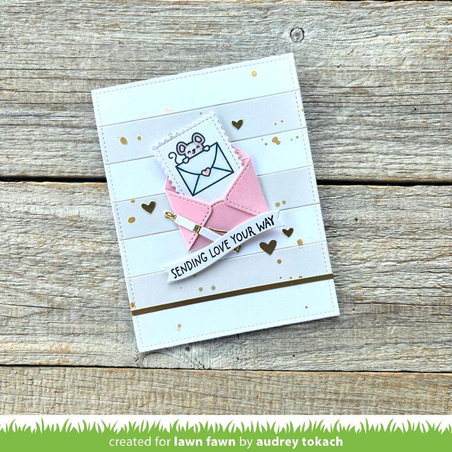Lawn Fawn - Lawn Cuts - Valentine Mice-ScrapbookPal