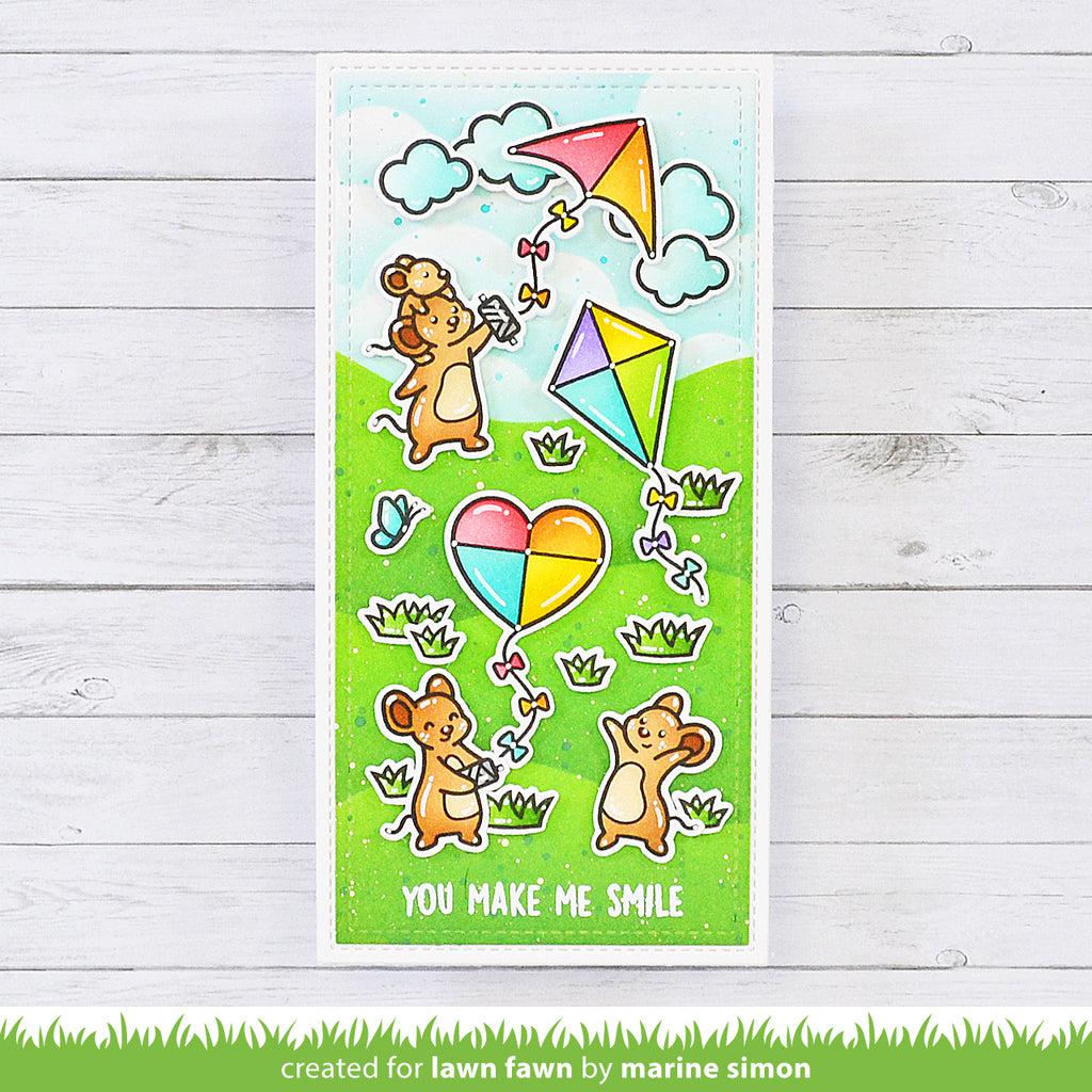 Lawn Fawn - Coloring Stencils - Whoosh, Kites!-ScrapbookPal