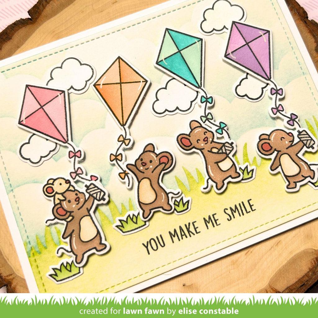 Lawn Fawn - Coloring Stencils - Whoosh, Kites!-ScrapbookPal