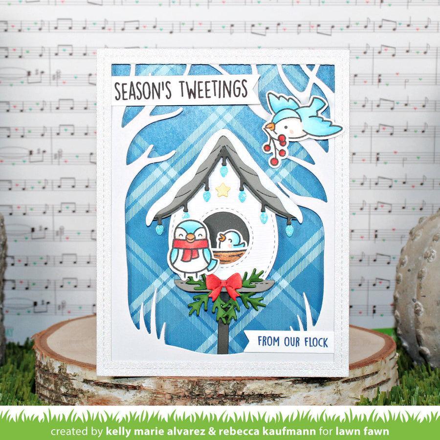 Lawn Fawn - Coloring Stencils - Winter Birds-ScrapbookPal