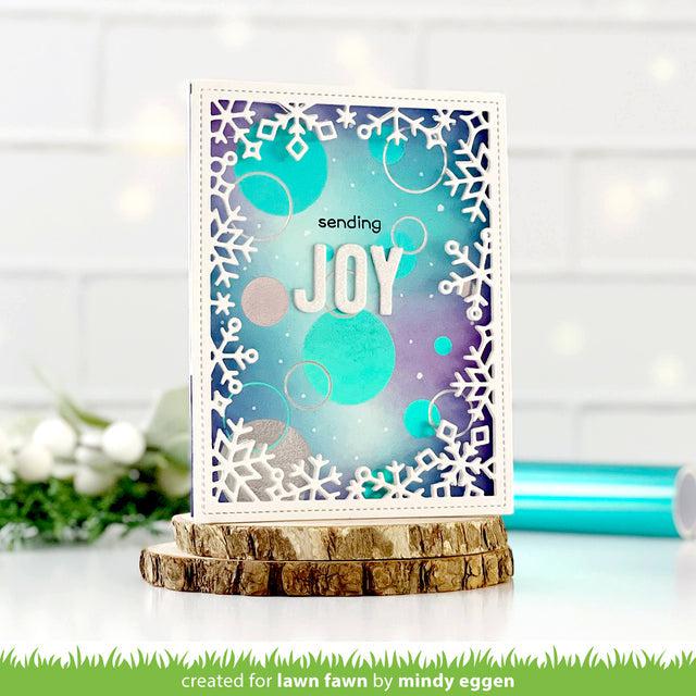 Lawn Fawn - Hot Foil Plates - Bokeh Circles-ScrapbookPal