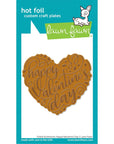 Lawn Fawn - Hot Foil Plates - Foiled Sentiments: Happy Valentine's Day-ScrapbookPal