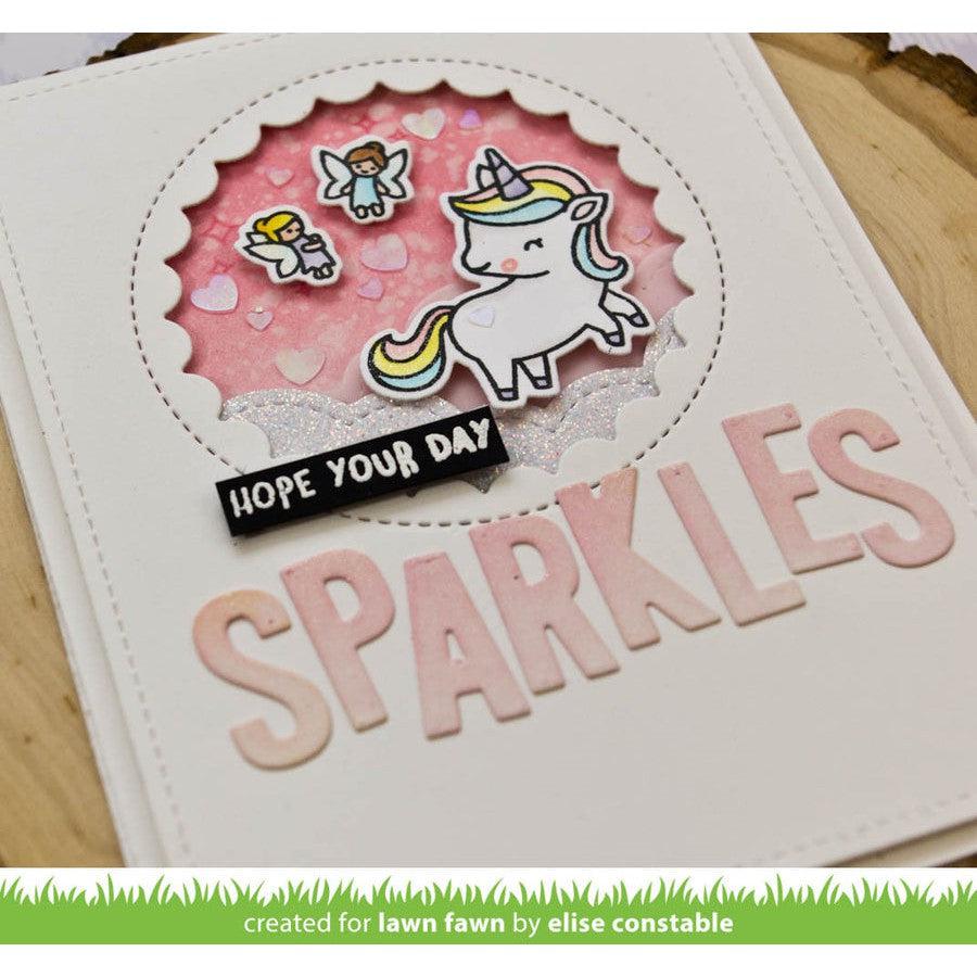 Lawn Fawn - Lawn Cuts - A Little Sparkle-ScrapbookPal