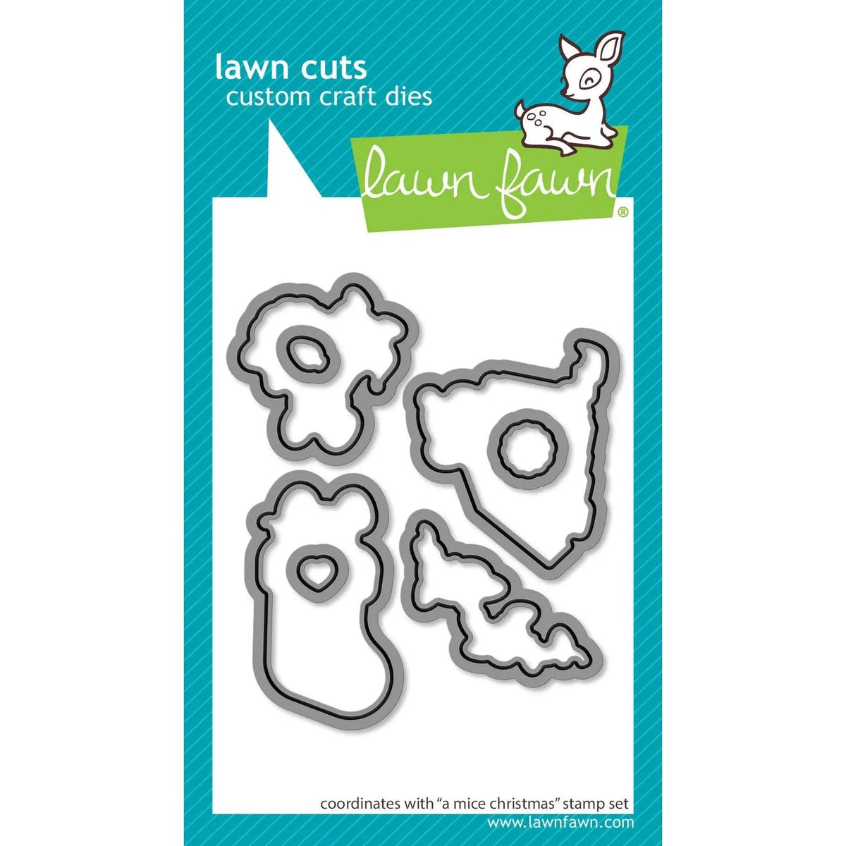 Lawn Fawn - Lawn Cuts - A Mice Christmas-ScrapbookPal