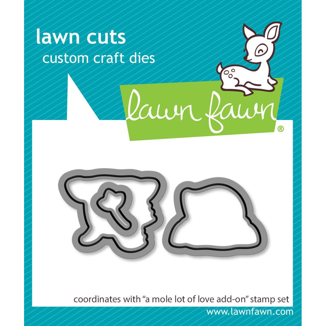 Lawn Fawn - Lawn Cuts - A Mole Lot of Love Add-On-ScrapbookPal