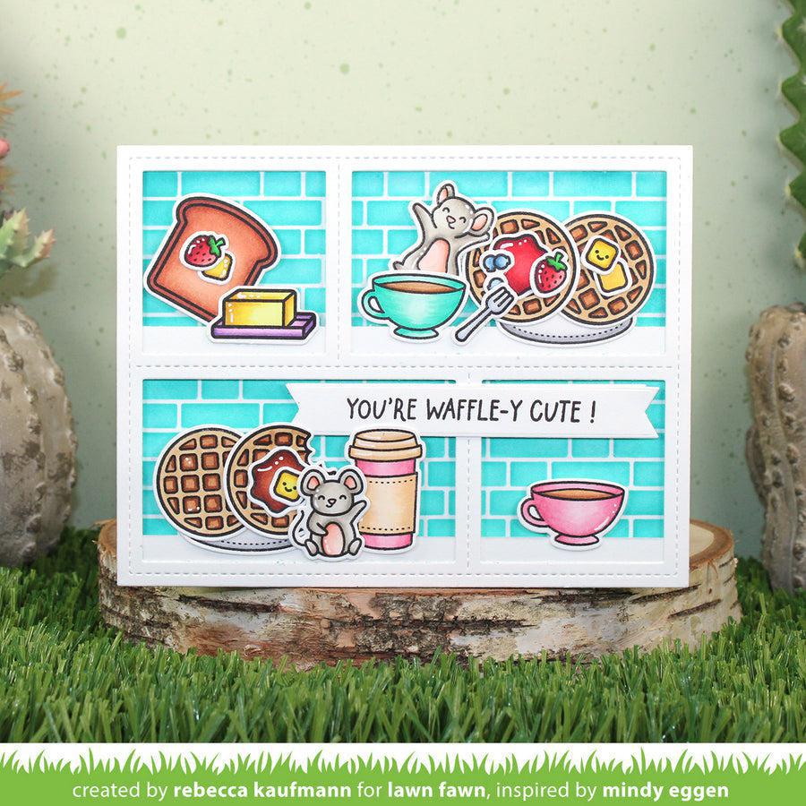 Lawn Fawn - Lawn Cuts - A Waffle Lot-ScrapbookPal