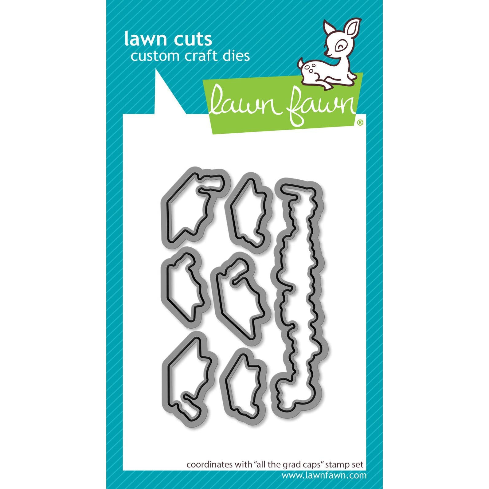 Lawn Fawn - Lawn Cuts - All The Grad Caps-ScrapbookPal
