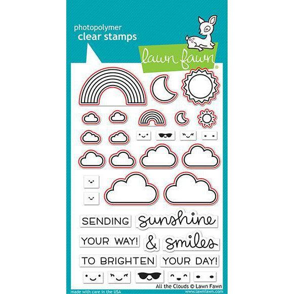 Lawn Fawn - Lawn Cuts - All the Clouds-ScrapbookPal