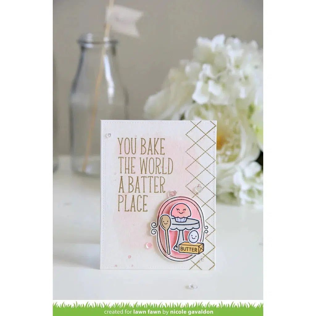 Lawn Fawn - Lawn Cuts - Baked with Love - Scratch &amp; Dent-ScrapbookPal