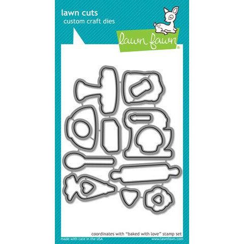 Lawn Fawn - Lawn Cuts - Baked with Love - Scratch &amp; Dent-ScrapbookPal