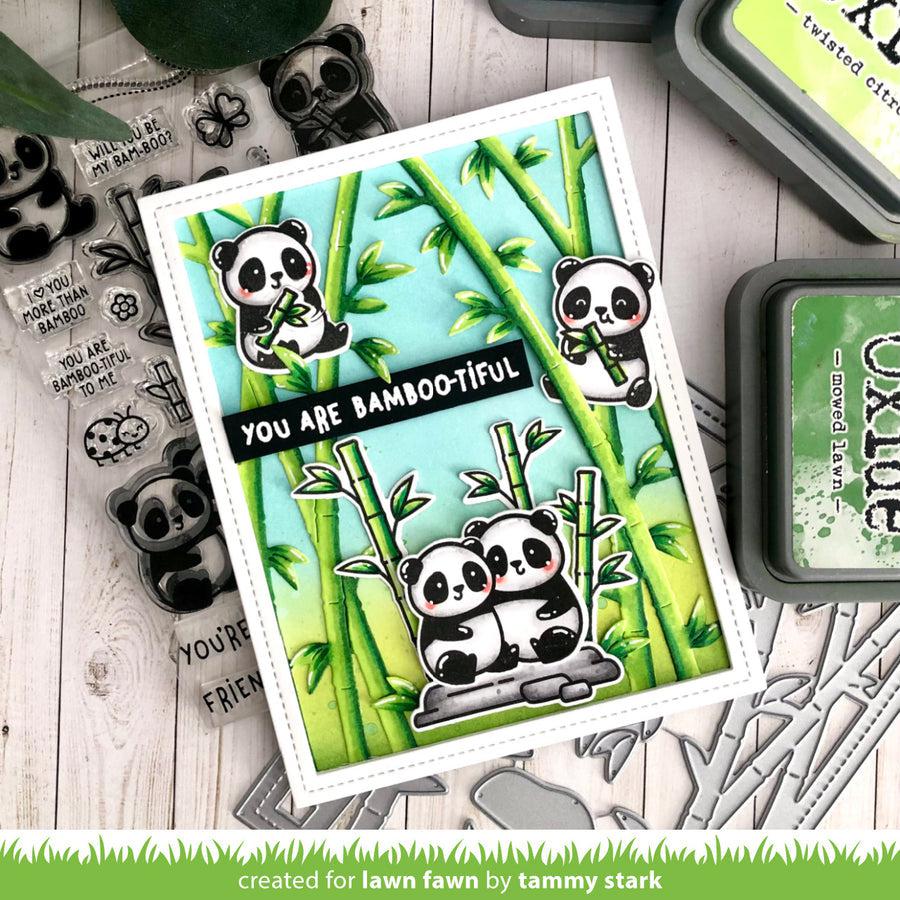 Lawn Fawn - Lawn Cuts - Bamboo Forest Backdrop: Portrait-ScrapbookPal