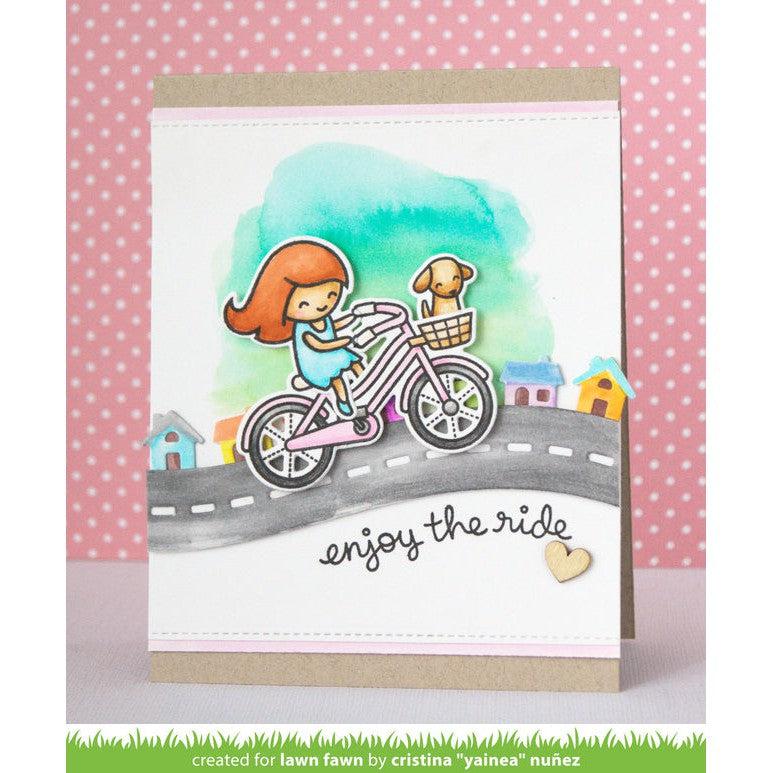 Lawn Fawn - Lawn Cuts - Bicycle Built for You-ScrapbookPal