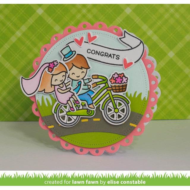 Lawn Fawn - Lawn Cuts - Bicycle Built for You-ScrapbookPal