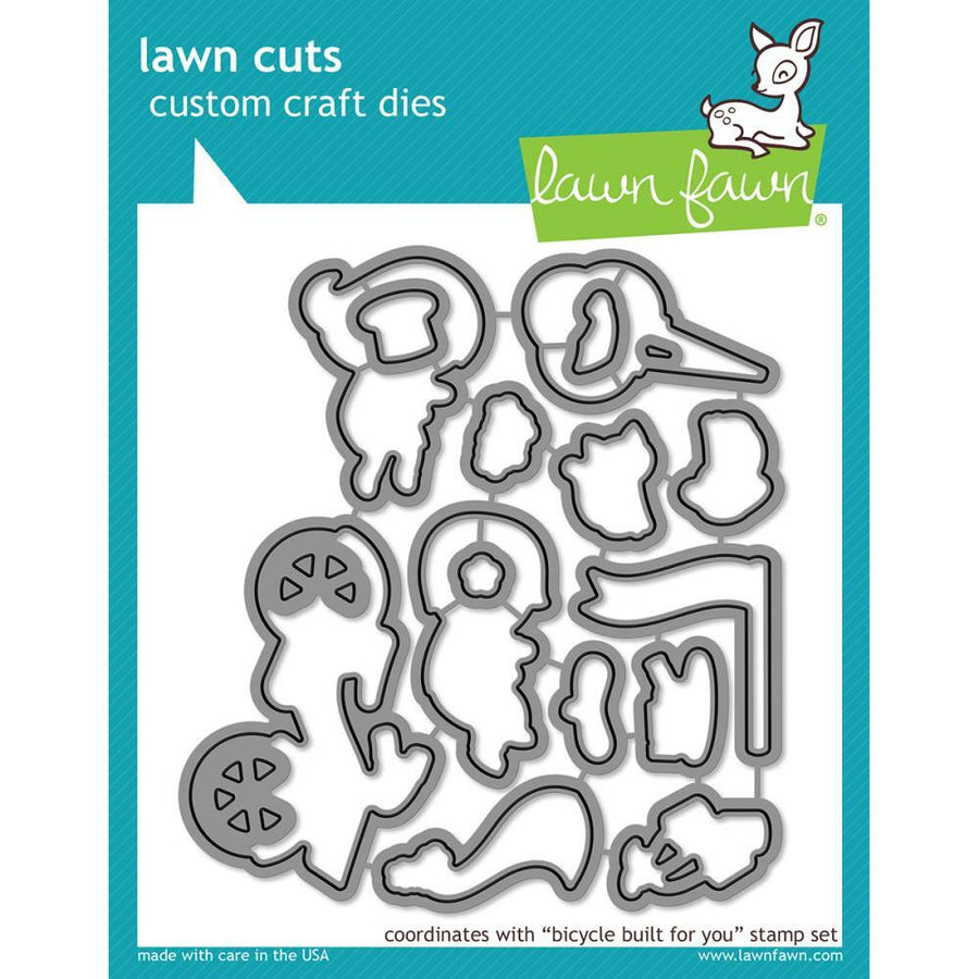 Lawn Fawn - Lawn Cuts - Bicycle Built for You-ScrapbookPal