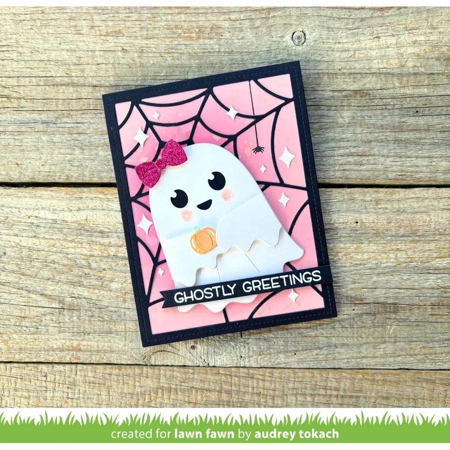 Lawn Fawn - Lawn Cuts - Big Hugs Ghost-ScrapbookPal