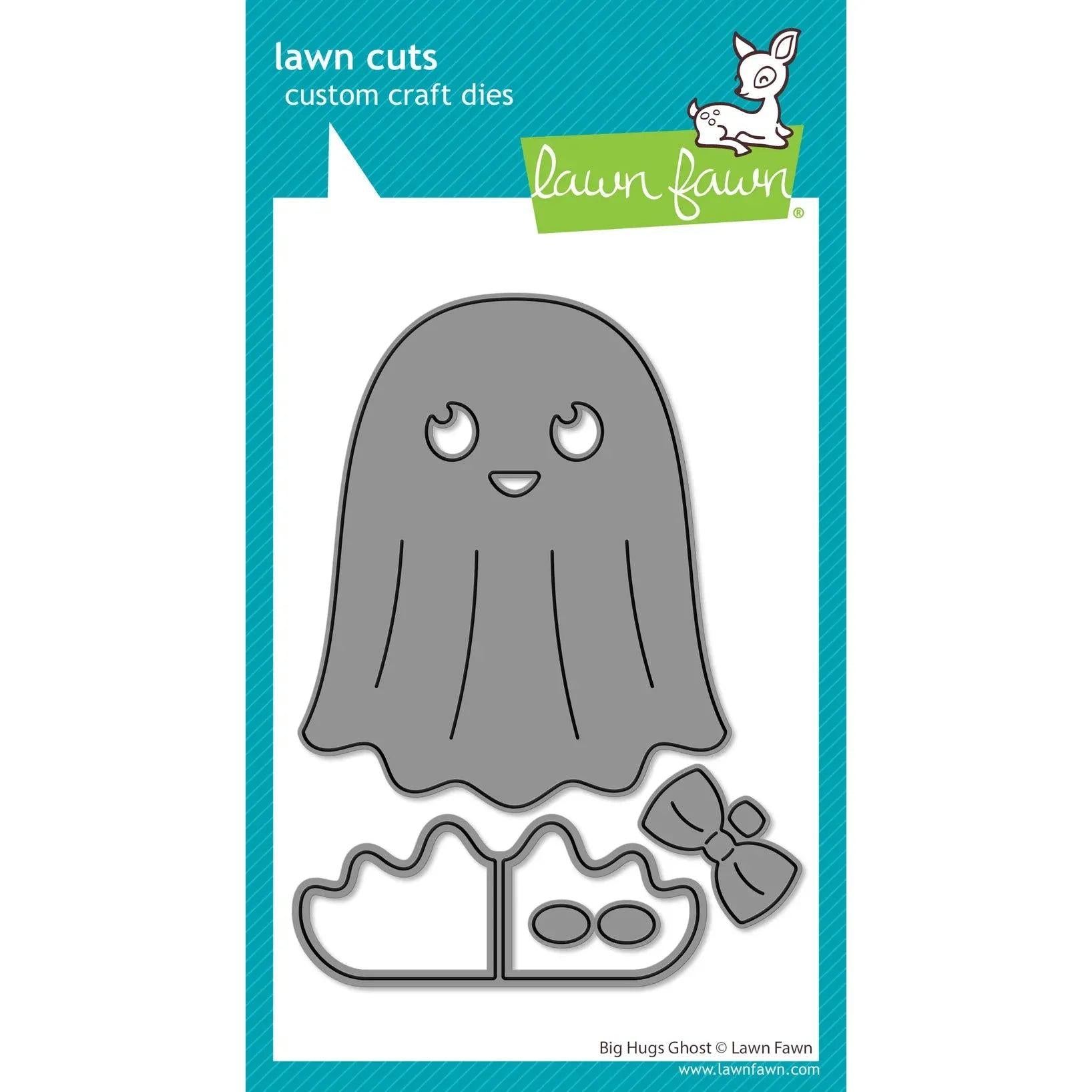 Lawn Fawn - Lawn Cuts - Big Hugs Ghost-ScrapbookPal