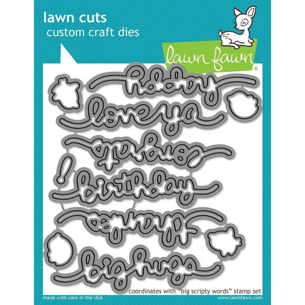 Lawn Fawn - Lawn Cuts - Big Scripty Words-ScrapbookPal