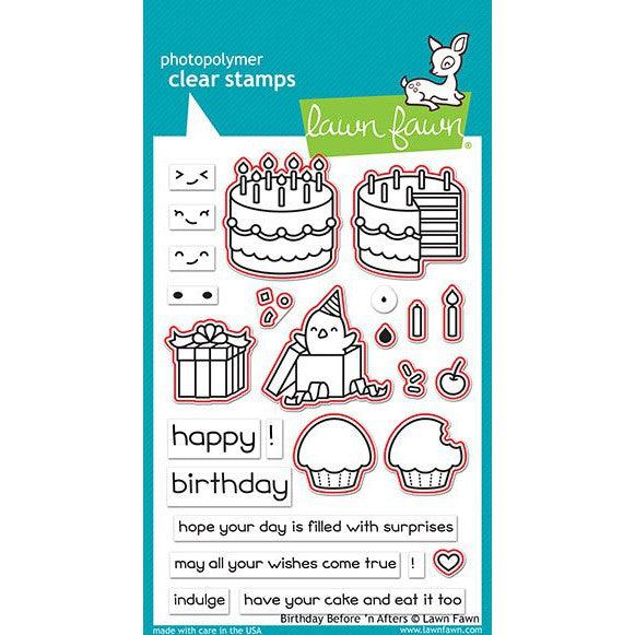 Lawn Fawn - Lawn Cuts - Birthday Before 'n Afters-ScrapbookPal