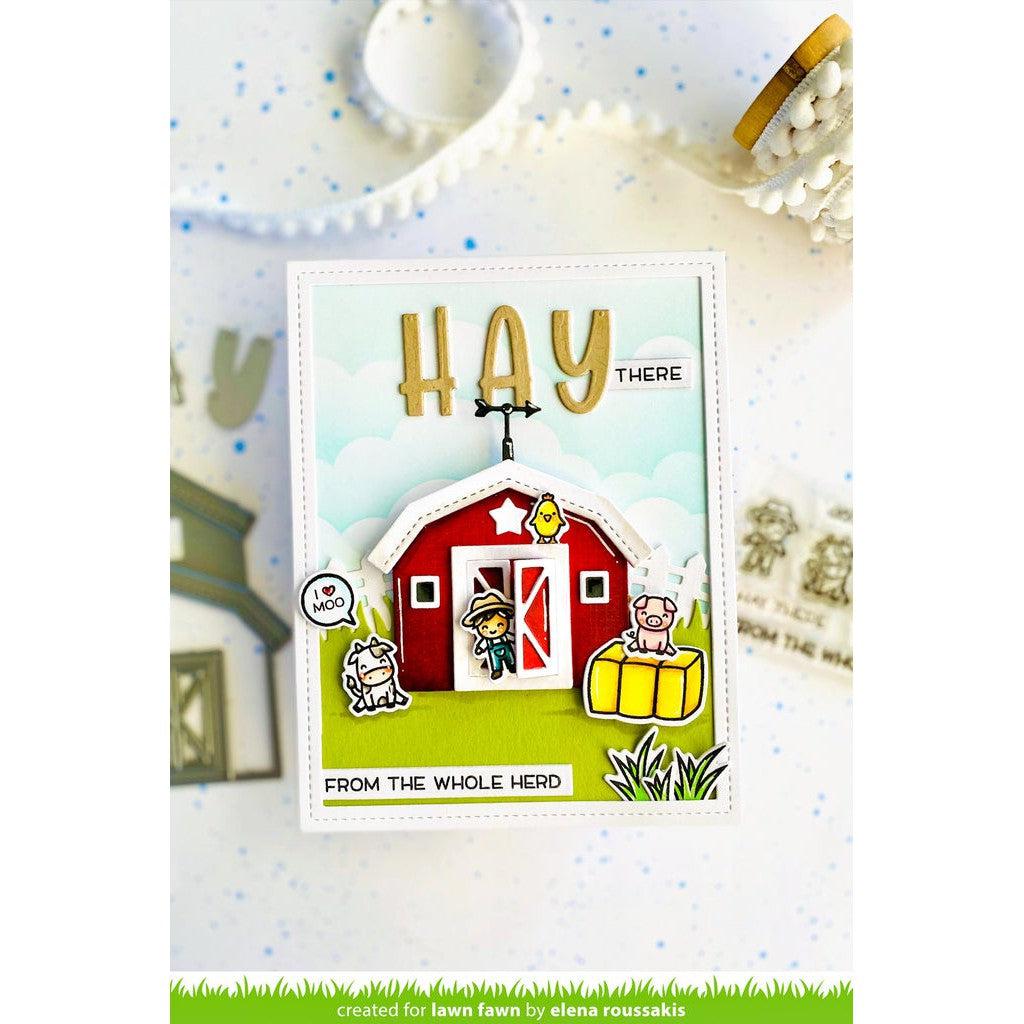 Lawn Fawn - Lawn Cuts - Build-A-Barn-ScrapbookPal