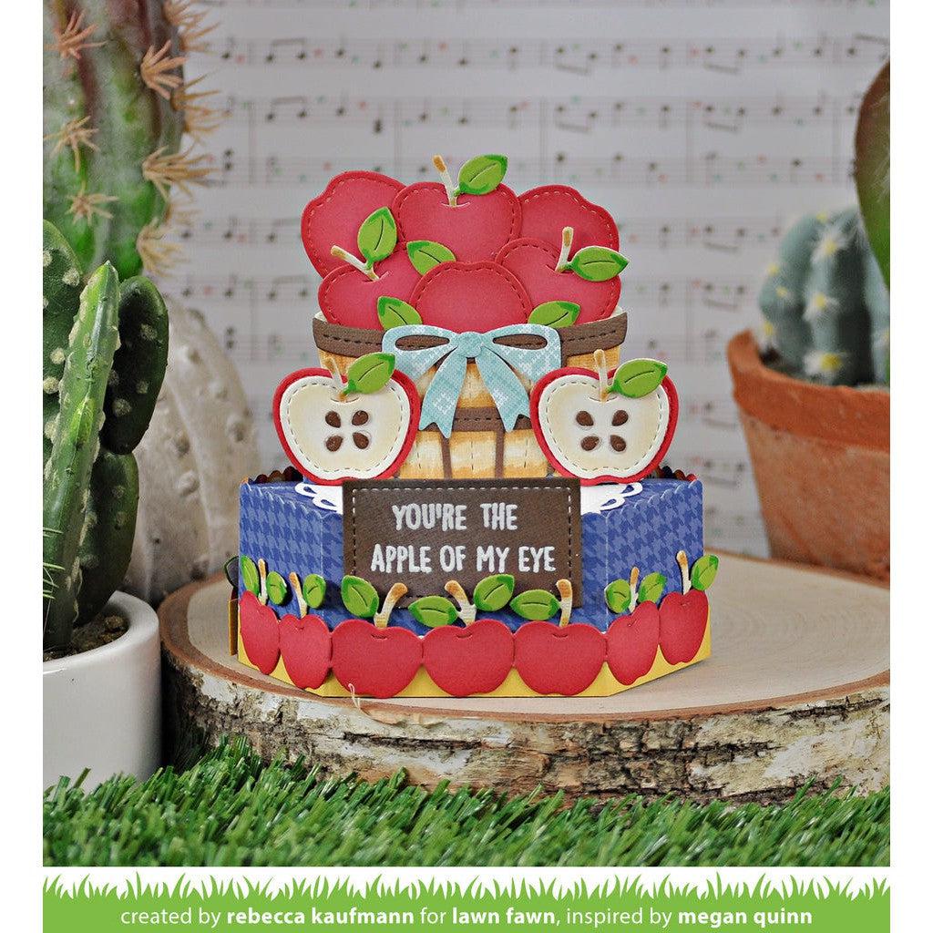 Lawn Fawn - Lawn Cuts - Build-A-Barrel: Apple-ScrapbookPal