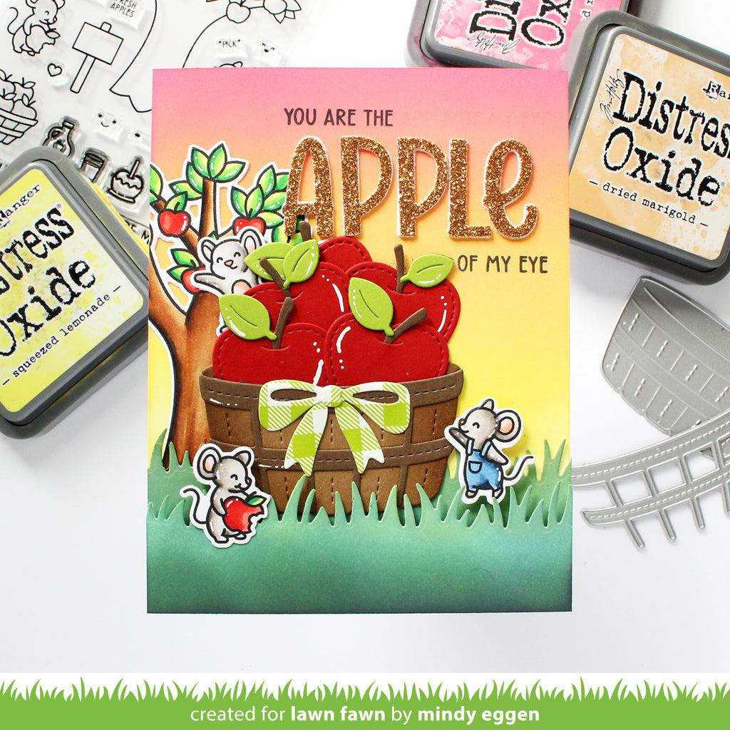 Lawn Fawn - Lawn Cuts - Build-A-Barrel: Apple-ScrapbookPal