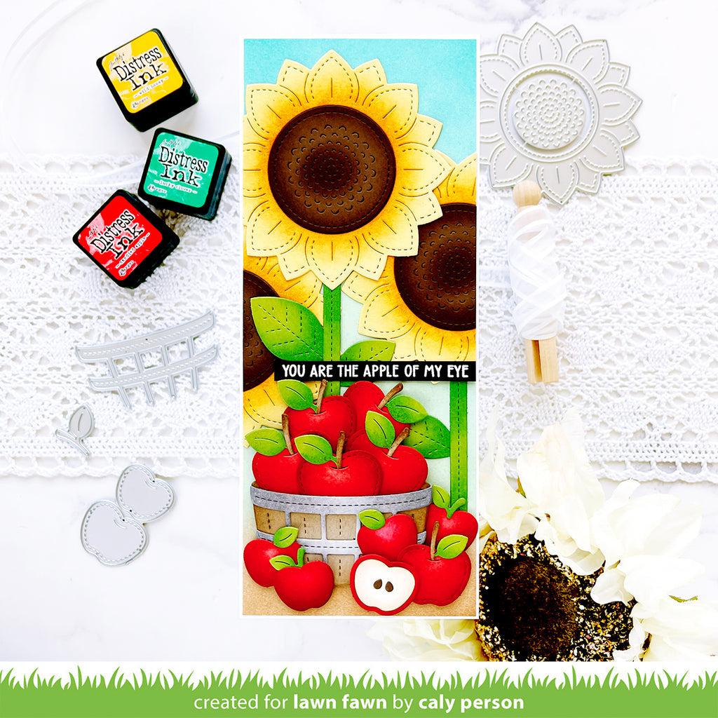 Lawn Fawn - Lawn Cuts - Build-A-Barrel: Apple-ScrapbookPal