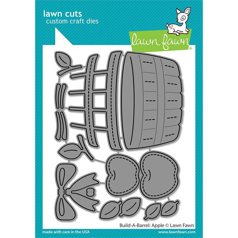 Lawn Fawn - Lawn Cuts - Build-A-Barrel: Apple-ScrapbookPal