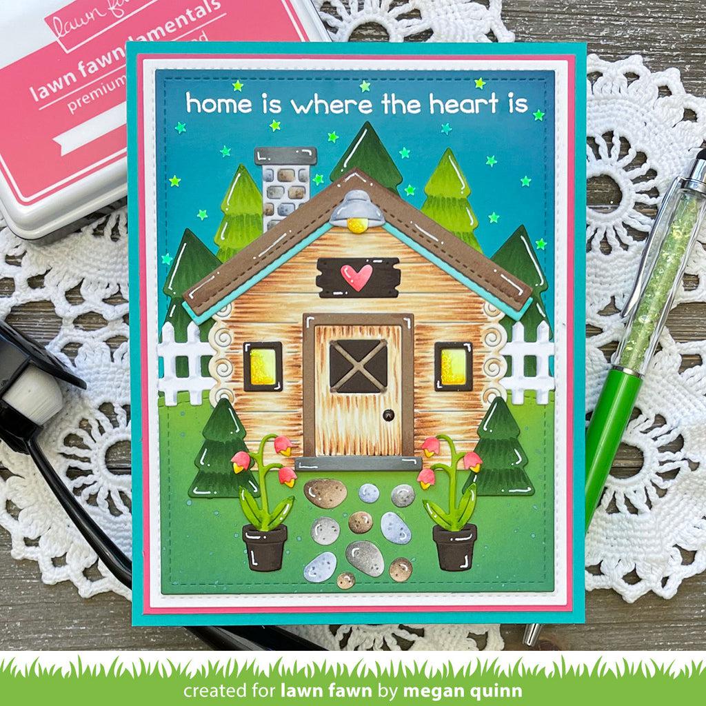 Lawn Fawn - Lawn Cuts - Build-A-Cabin-ScrapbookPal