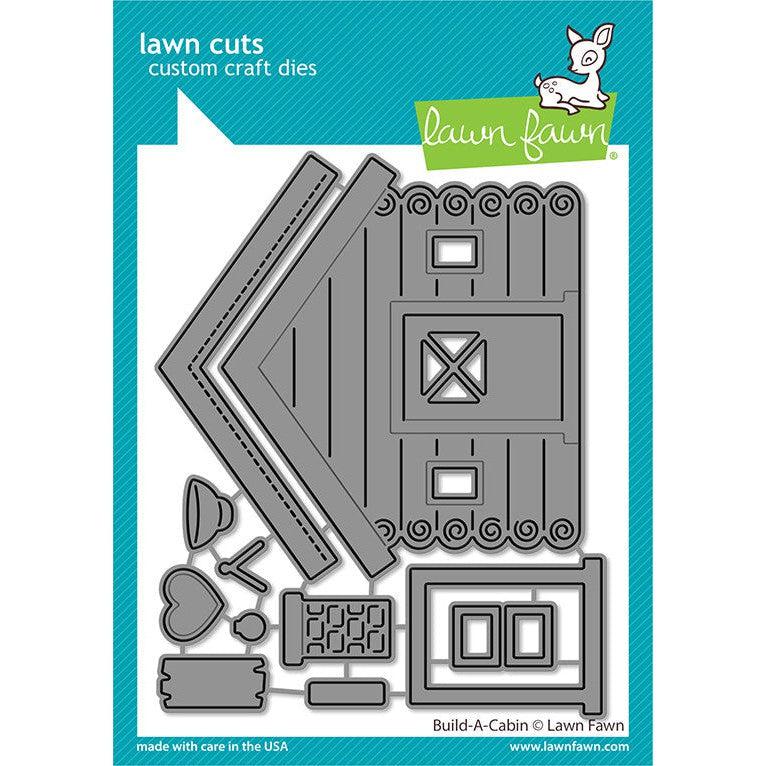 Lawn Fawn - Lawn Cuts - Build-A-Cabin-ScrapbookPal