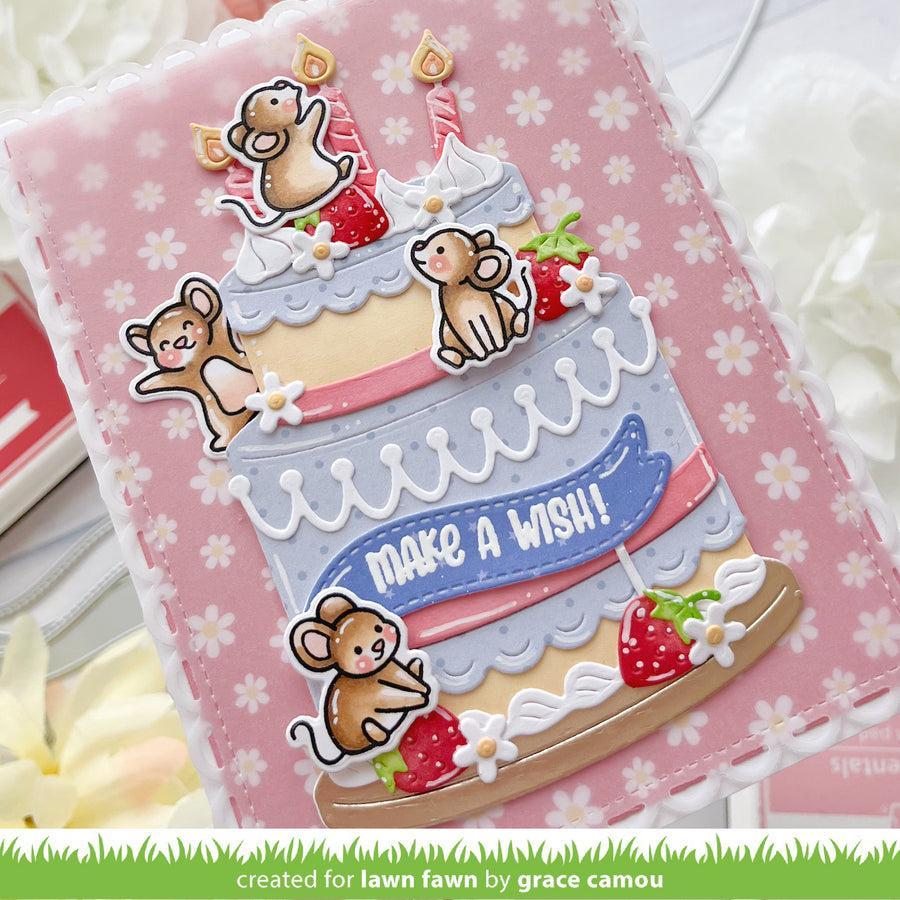 Lawn Fawn - Lawn Cuts - Build-A-Cake Add-On-ScrapbookPal