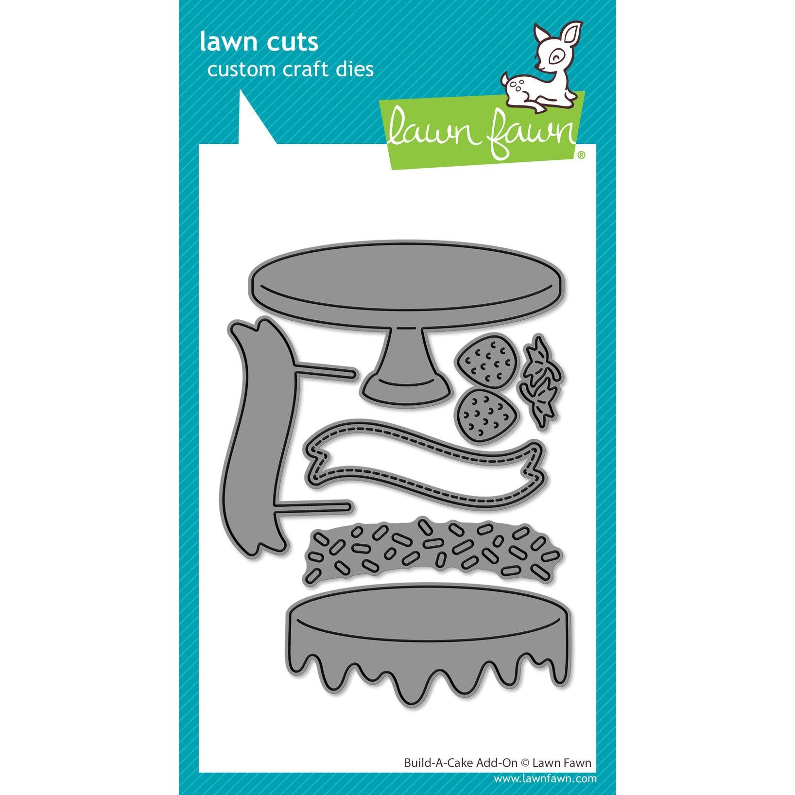 Lawn Fawn - Lawn Cuts - Build-A-Cake Add-On-ScrapbookPal