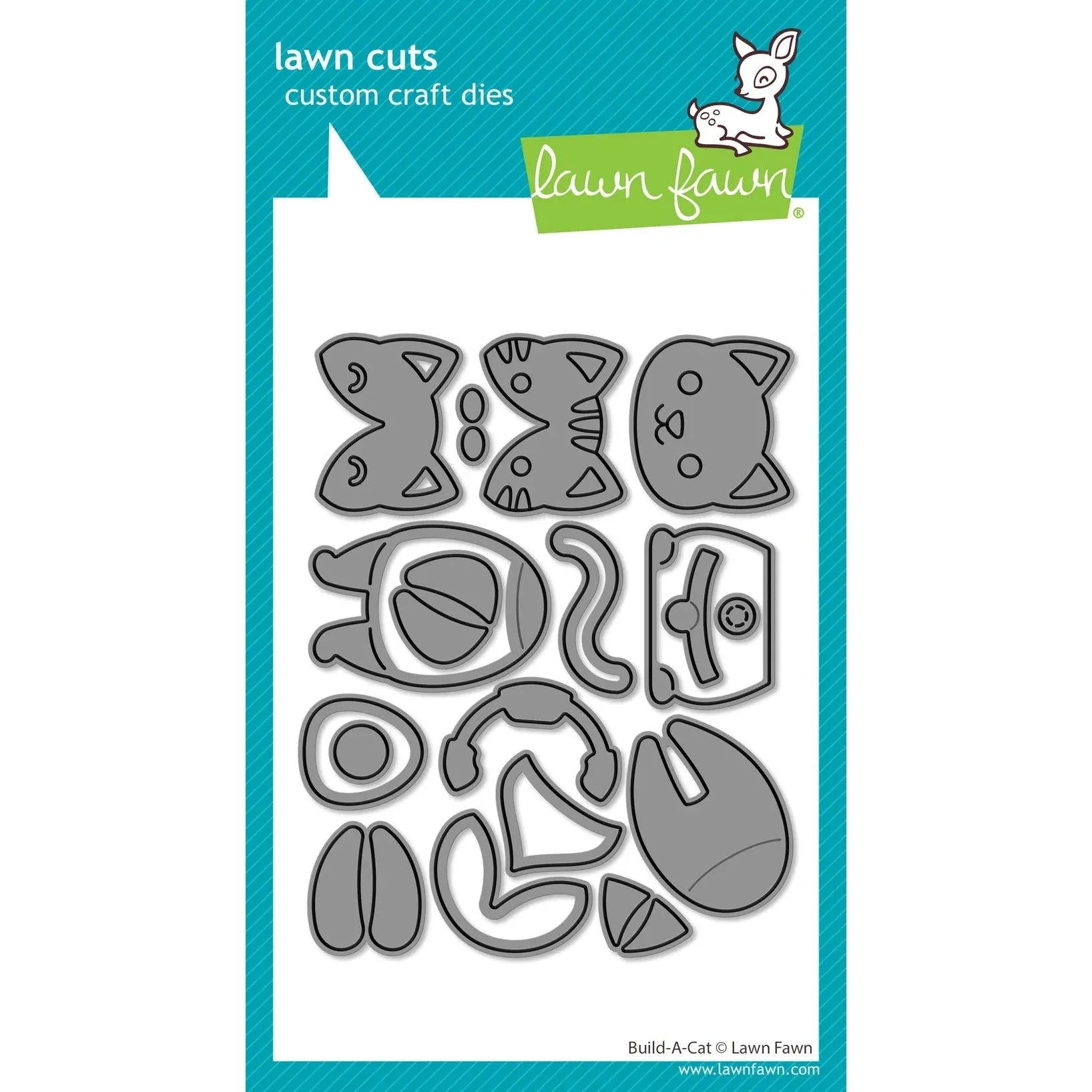 Lawn Fawn - Lawn Cuts - Build-A-Cat-ScrapbookPal