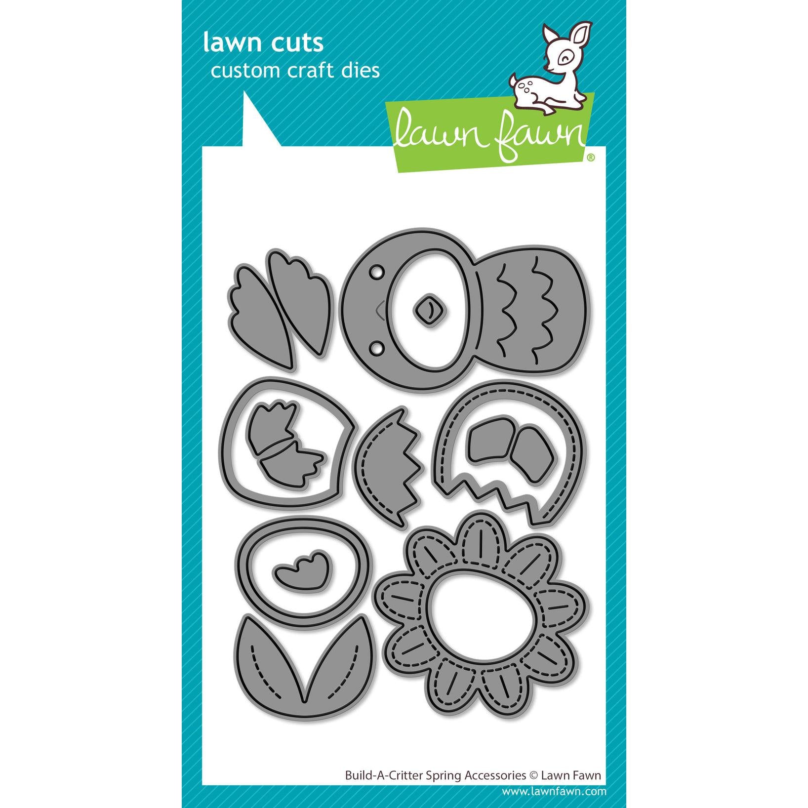 Lawn Fawn - Lawn Cuts - Build-A-Critter Spring Accessories-ScrapbookPal