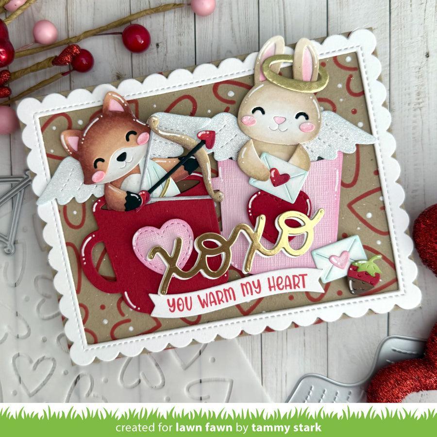 Lawn Fawn - Lawn Cuts - Build-A-Critter Valentine Accessories-ScrapbookPal