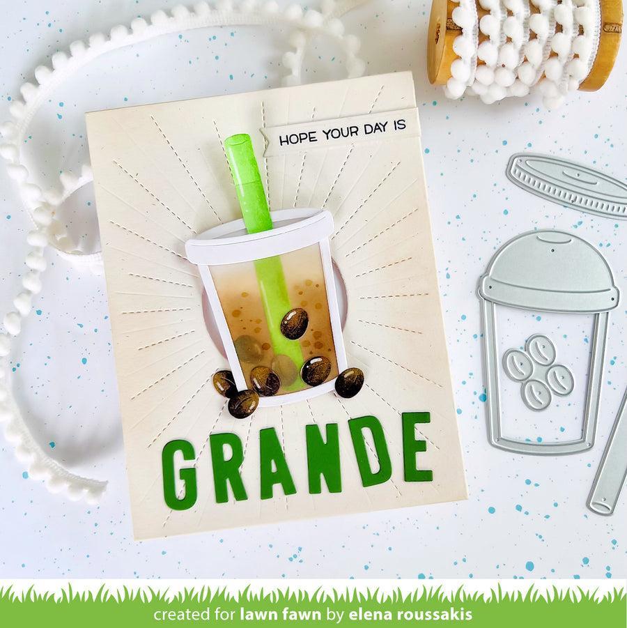 Lawn Fawn - Lawn Cuts - Build-A-Drink Bubble Tea Add-On-ScrapbookPal