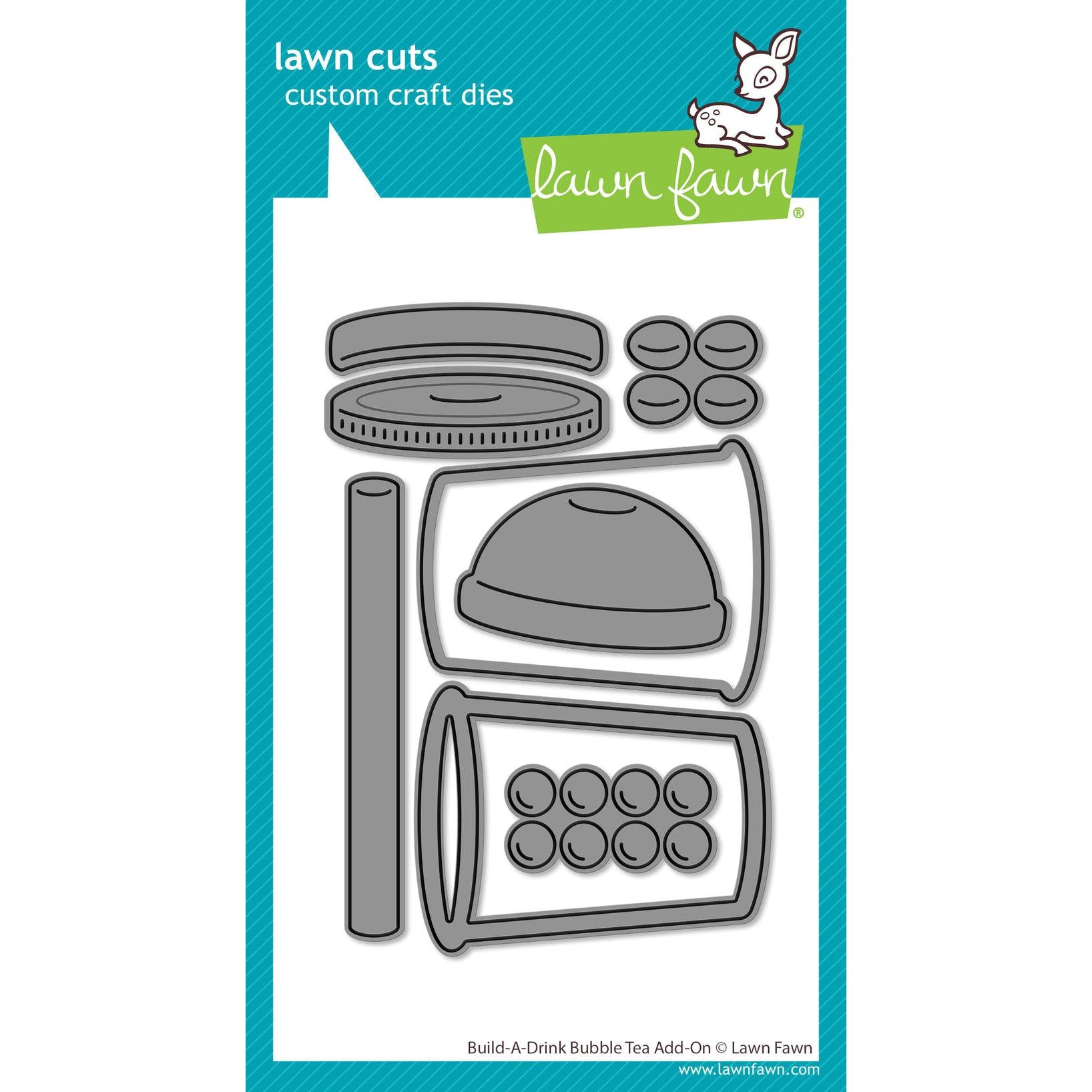 Lawn Fawn - Lawn Cuts - Build-A-Drink Bubble Tea Add-On-ScrapbookPal