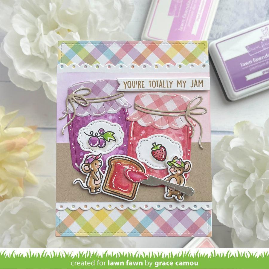 Lawn Fawn - Lawn Cuts - Build-A-Drink Mason Jar Jam and Honey Add-On-ScrapbookPal