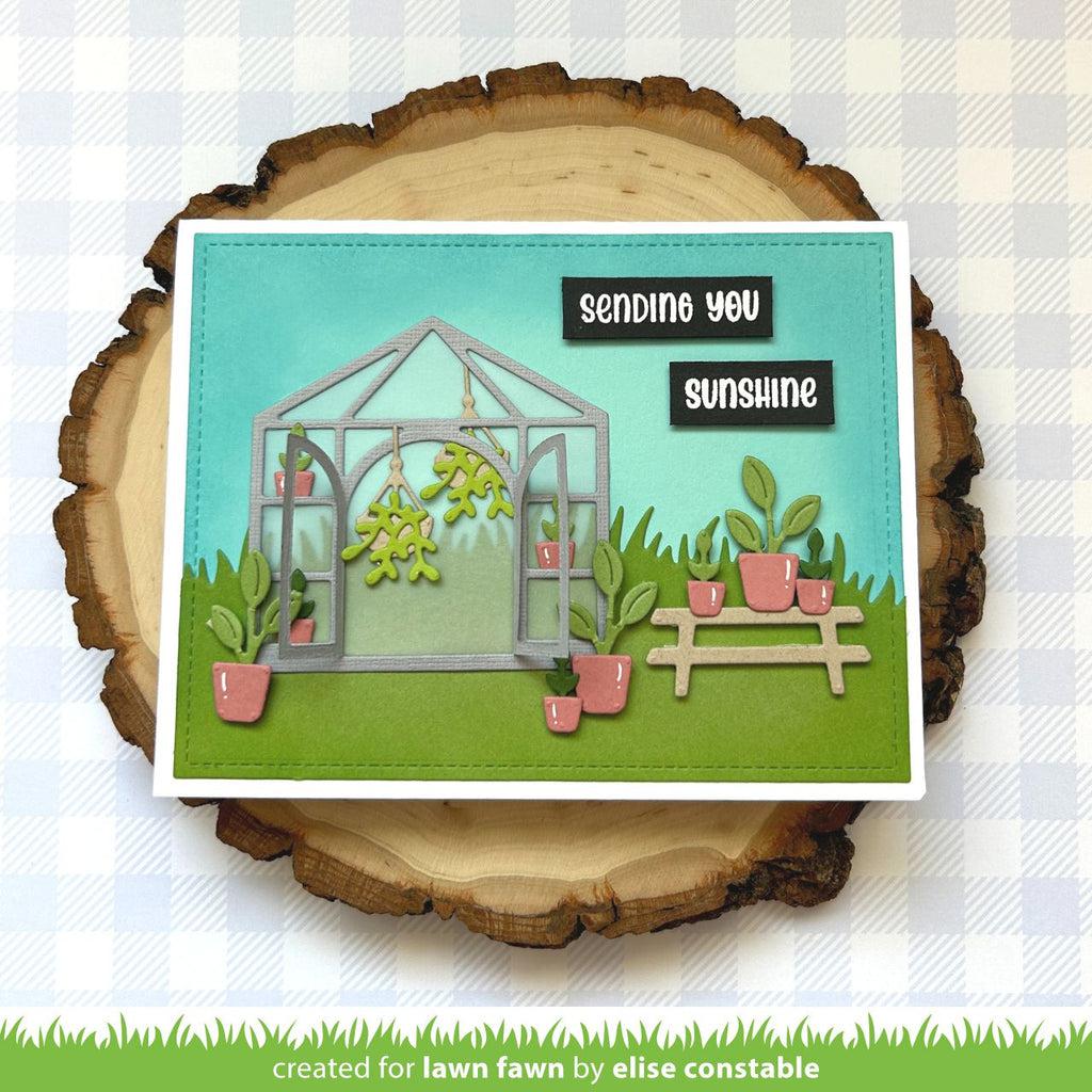 Lawn Fawn - Lawn Cuts - Build-A-Greenhouse-ScrapbookPal